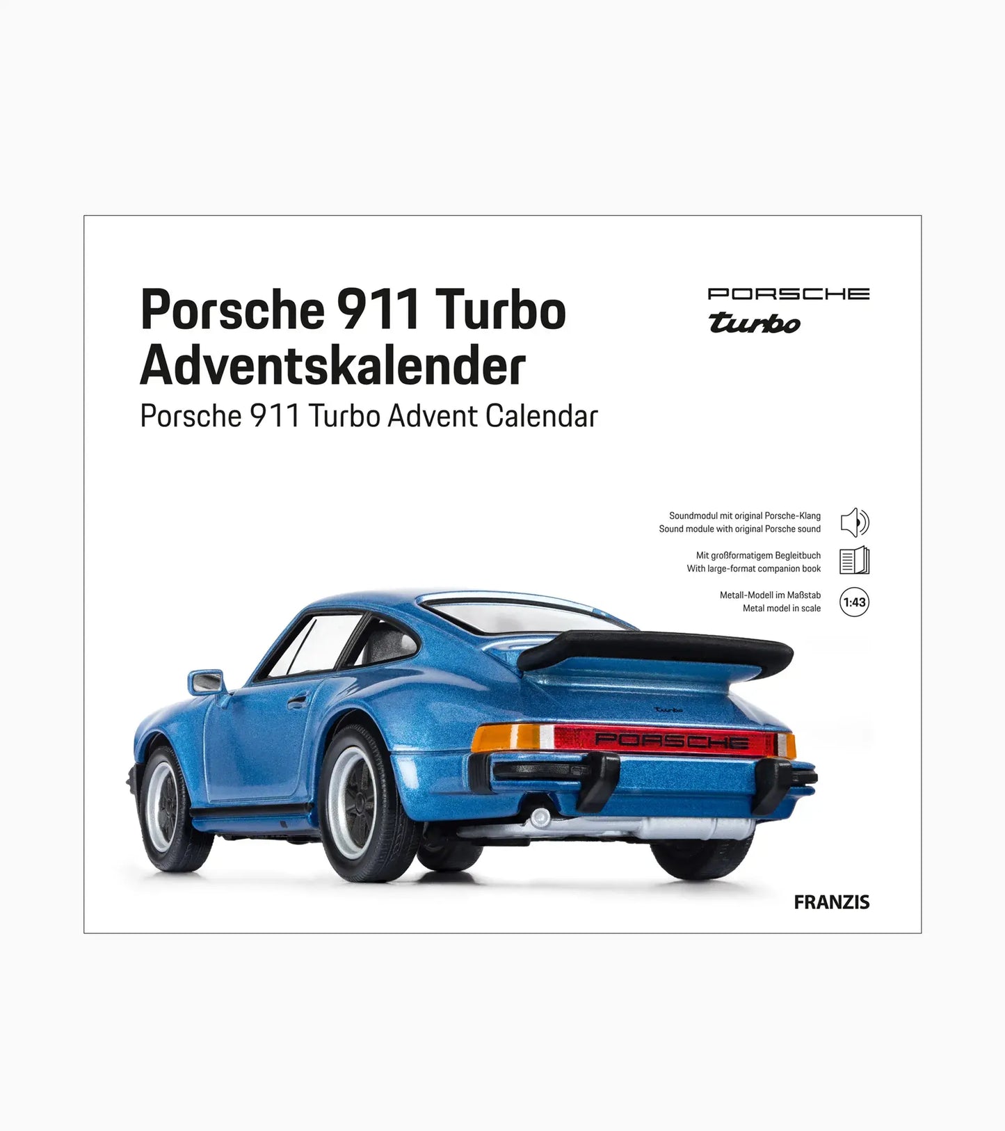 Porsche 911 Turbo Advent Calendar 1:43