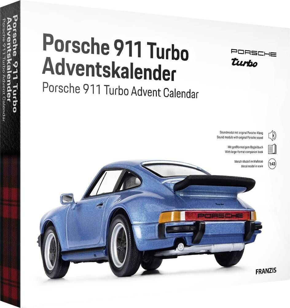 Porsche 911 Turbo Advent Calendar 1:43