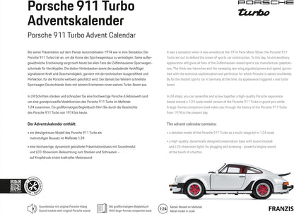 Porsche 911 Turbo Advent Calendar 1:24