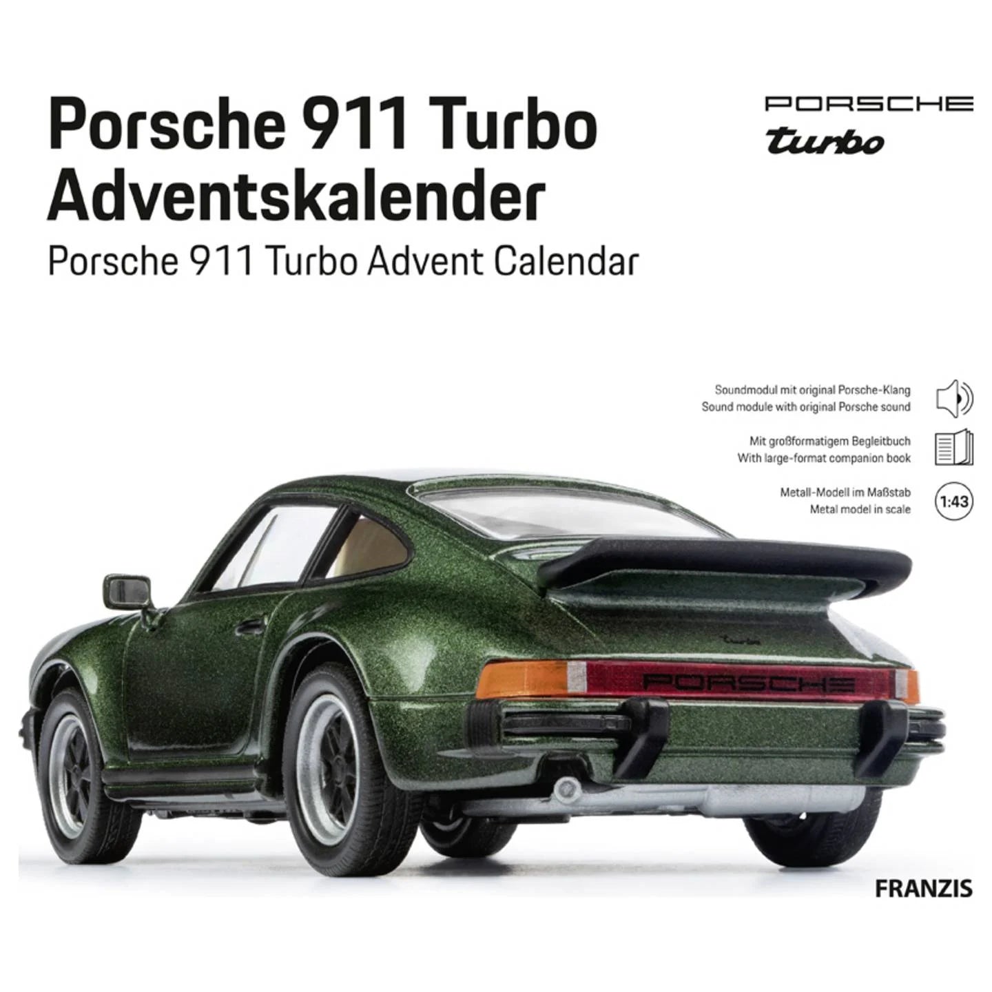 Porsche 911 Turbo Advent Calendar 1:43