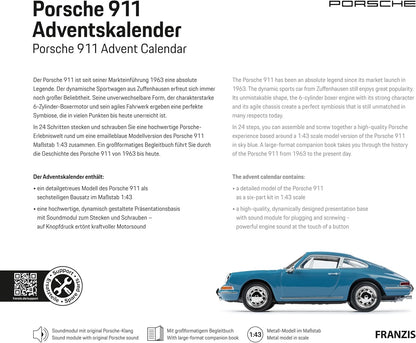 Porsche 911 Advent Calendar 1:43